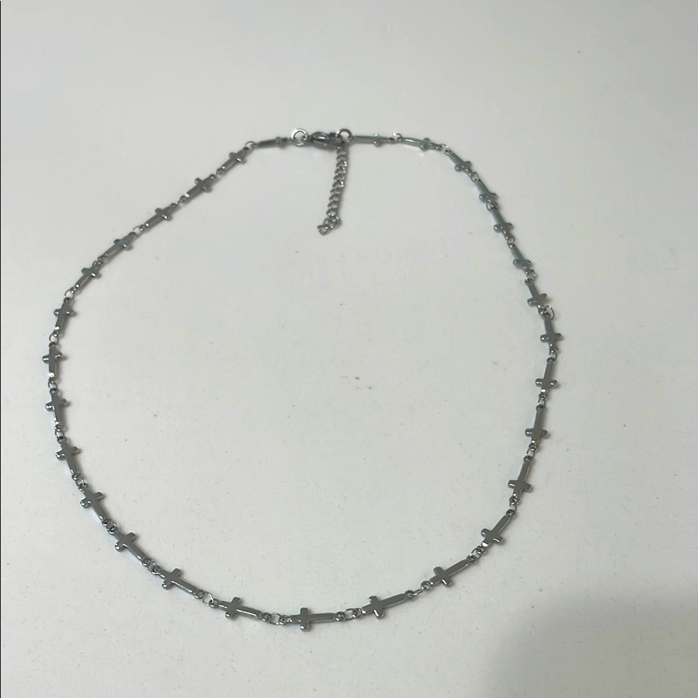 Silver Cross Necklace